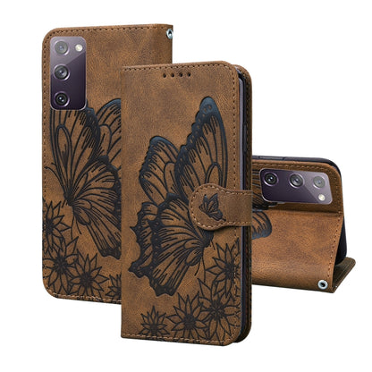 Retro Skin Feel Butterflies Embossing Horizontal Flip Leather Case with Holder & Card Slots & Wallet, For Samsung Galaxy Note20 5G, For Samsung Galaxy S20, For Samsung Galaxy S20 FE, For Samsung Galaxy S20+, For Samsung Galaxy S20 Ultra                ...