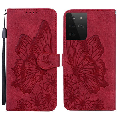 Retro Skin Feel Butterflies Embossing Horizontal Flip Leather Case with Holder & Card Slots & Wallet, For Samsung Galaxy Note20 5G, For Samsung Galaxy S20, For Samsung Galaxy S20 FE, For Samsung Galaxy S20+, For Samsung Galaxy S20 Ultra                ...