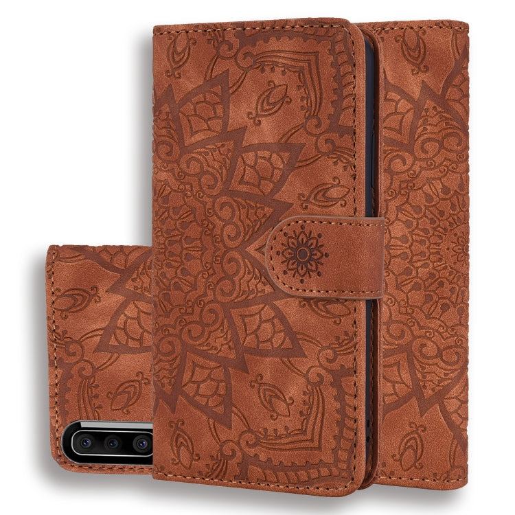 Calf Pattern Mandala Double Folding Design Embossed Leather Case with Wallet & Holder & Card Slots, For Xiaomi Redmi 7 / Redmi Y3, For Xiaomi Redmi Note 8, For Xiaomi Redmi Note 8 Pro, For Galaxy A10s, For Galaxy A20s, For Galaxy A30s / A50s           ...
