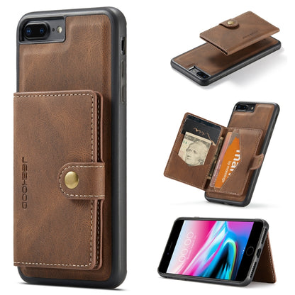 JEEHOOD Retro Magnetic Detachable Protective Case with Wallet & Card Slot & Holder, For iPhone 8 Plus & 7 Plus, For iPhone SE 2022 / SE 2020 & 8 & 7, For iPhone X / XS, For iPhone XR, For iPhone XS Max, For iPhone 11 Pro, For iPhone 11                 ...