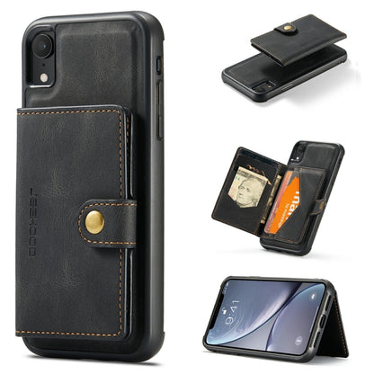 JEEHOOD Retro Magnetic Detachable Protective Case with Wallet & Card Slot & Holder, For iPhone 8 Plus & 7 Plus, For iPhone SE 2022 / SE 2020 & 8 & 7, For iPhone X / XS, For iPhone XR, For iPhone XS Max, For iPhone 11 Pro, For iPhone 11                 ...