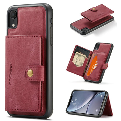 JEEHOOD Retro Magnetic Detachable Protective Case with Wallet & Card Slot & Holder, For iPhone 8 Plus & 7 Plus, For iPhone SE 2022 / SE 2020 & 8 & 7, For iPhone X / XS, For iPhone XR, For iPhone XS Max, For iPhone 11 Pro, For iPhone 11                 ...