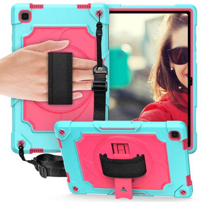 360 Degree Rotation Turntable Contrast Color Robot Shockproof Silicone + PC Protective Case with Holder, For Amazon Kindle Fire HD 8 2020, For Samsung Tab A 8.0 (2019)/T290, For Samsung Galaxy Tab A7 10.4 (2020)/T500                                    ...