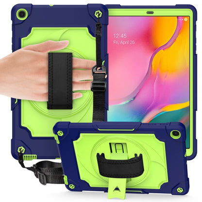 360 Degree Rotation Turntable Contrast Color Robot Shockproof Silicone + PC Protective Case with Holder, For Amazon Kindle Fire HD 8 2020, For Samsung Tab A 8.0 (2019)/T290, For Samsung Galaxy Tab A7 10.4 (2020)/T500                                    ...