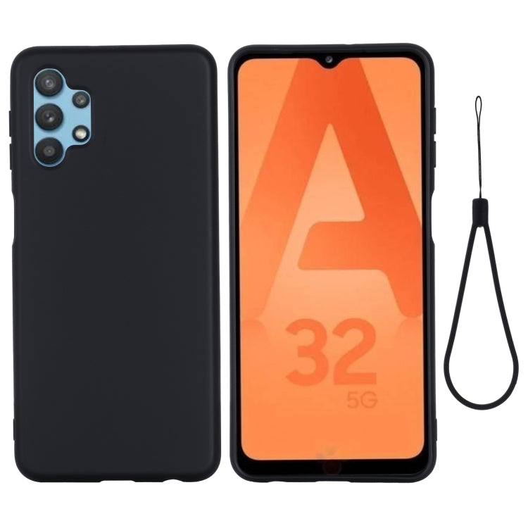 Pure Color Liquid Silicone Shockproof Full Coverage Case, For Samsung Galaxy A32 5G, For Samsung Galaxy A02s (US Version), For Samsung Galaxy A02s (EU Version)