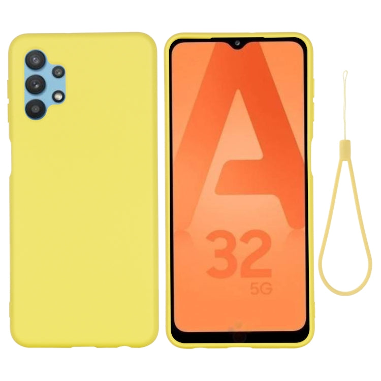 Pure Color Liquid Silicone Shockproof Full Coverage Case, For Samsung Galaxy A32 5G, For Samsung Galaxy A02s (US Version), For Samsung Galaxy A02s (EU Version)