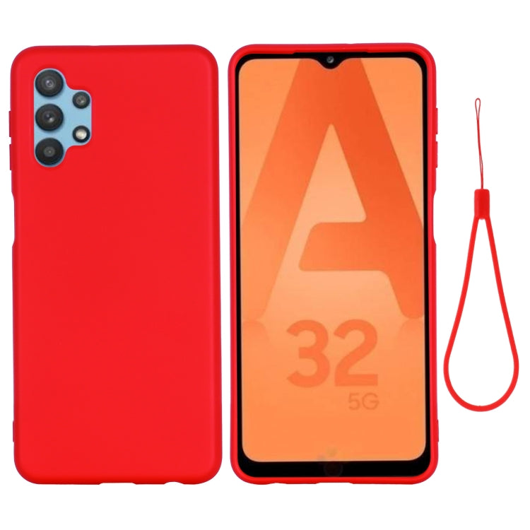 Pure Color Liquid Silicone Shockproof Full Coverage Case, For Samsung Galaxy A32 5G, For Samsung Galaxy A02s (US Version), For Samsung Galaxy A02s (EU Version)