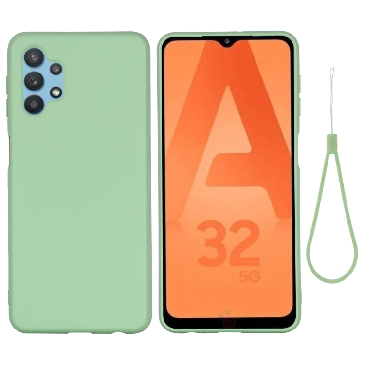Pure Color Liquid Silicone Shockproof Full Coverage Case, For Samsung Galaxy A32 5G, For Samsung Galaxy A02s (US Version), For Samsung Galaxy A02s (EU Version)