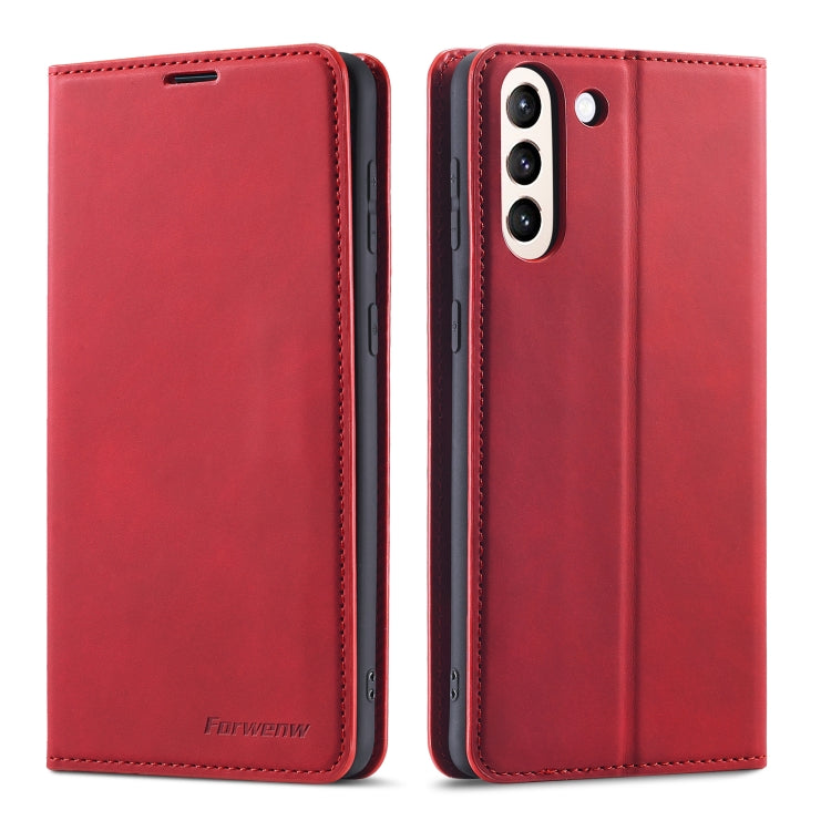 Forwenw Dream Series Oil Edge Strong Magnetism Horizontal Flip Leather Case with Holder & Card Slots & Wallet & Photo Frame, For Samsung Galaxy S21 5G, For Samsung Galaxy S21+ 5G, For Samsung Galaxy S21 Ultra 5G, For Xiaomi Mi 10T Lite                 ...