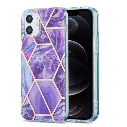 3D Electroplating Marble Pattern TPU Protective Case, For iPhone 11, For iPhone 11 Pro, For iPhone 11 Pro Max, For iPhone 12 mini, For iPhone 12 / 12 Pro, For iPhone 12 Pro Max, For iPhone XS / X, For iPhone XR