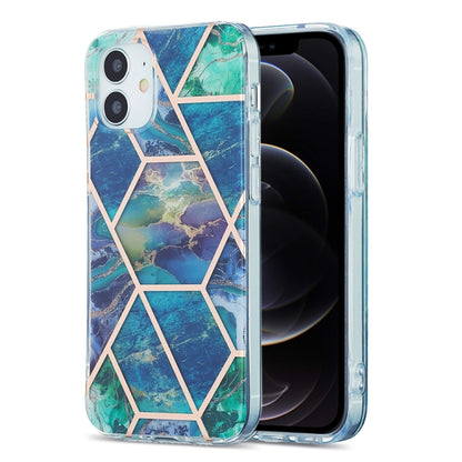 3D Electroplating Marble Pattern TPU Protective Case, For iPhone 11, For iPhone 11 Pro, For iPhone 11 Pro Max, For iPhone 12 mini, For iPhone 12 / 12 Pro, For iPhone 12 Pro Max, For iPhone XS / X, For iPhone XR