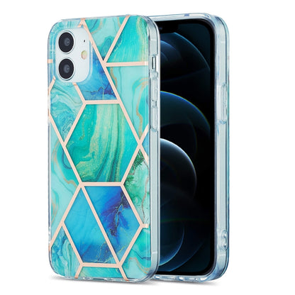 3D Electroplating Marble Pattern TPU Protective Case, For iPhone 11, For iPhone 11 Pro, For iPhone 11 Pro Max, For iPhone 12 mini, For iPhone 12 / 12 Pro, For iPhone 12 Pro Max, For iPhone XS / X, For iPhone XR