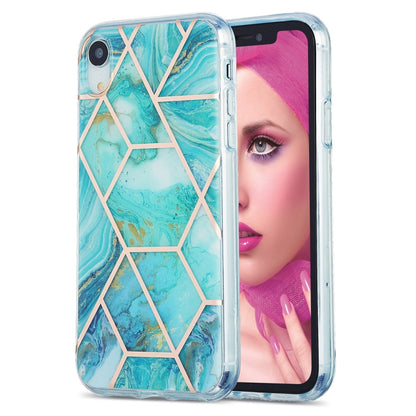 3D Electroplating Marble Pattern TPU Protective Case, For iPhone 11, For iPhone 11 Pro, For iPhone 11 Pro Max, For iPhone 12 mini, For iPhone 12 / 12 Pro, For iPhone 12 Pro Max, For iPhone XS / X, For iPhone XR