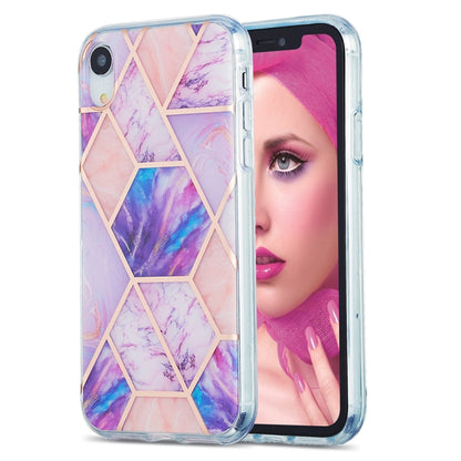 3D Electroplating Marble Pattern TPU Protective Case, For iPhone 11, For iPhone 11 Pro, For iPhone 11 Pro Max, For iPhone 12 mini, For iPhone 12 / 12 Pro, For iPhone 12 Pro Max, For iPhone XS / X, For iPhone XR