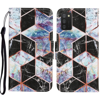 Coloured Drawing Pattern Horizontal Flip PU Leather Case with Holder & Card Slots & Wallet & Lanyard, For Samsung Galaxy A02s, For Samsung Galaxy A12, For Samsung Galaxy A32 5G