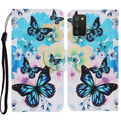 Coloured Drawing Pattern Horizontal Flip PU Leather Case with Holder & Card Slots & Wallet & Lanyard, For Samsung Galaxy A02s, For Samsung Galaxy A12, For Samsung Galaxy A32 5G