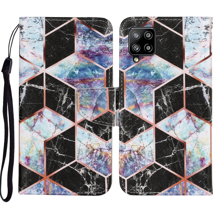Coloured Drawing Pattern Horizontal Flip PU Leather Case with Holder & Card Slots & Wallet & Lanyard, For Samsung Galaxy A02s, For Samsung Galaxy A12, For Samsung Galaxy A32 5G