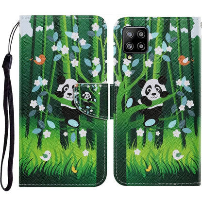 Coloured Drawing Pattern Horizontal Flip PU Leather Case with Holder & Card Slots & Wallet & Lanyard, For Samsung Galaxy A02s, For Samsung Galaxy A12, For Samsung Galaxy A32 5G