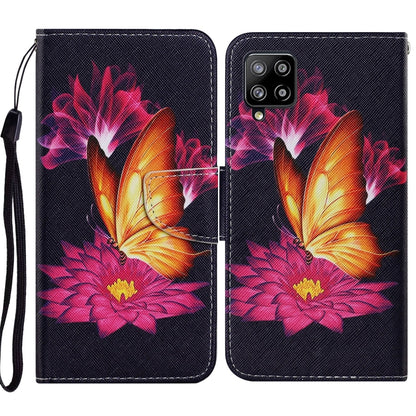 Coloured Drawing Pattern Horizontal Flip PU Leather Case with Holder & Card Slots & Wallet & Lanyard, For Samsung Galaxy A02s, For Samsung Galaxy A12, For Samsung Galaxy A32 5G