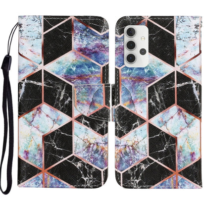 Coloured Drawing Pattern Horizontal Flip PU Leather Case with Holder & Card Slots & Wallet & Lanyard, For Samsung Galaxy A02s, For Samsung Galaxy A12, For Samsung Galaxy A32 5G