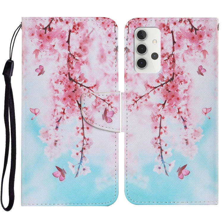 Coloured Drawing Pattern Horizontal Flip PU Leather Case with Holder & Card Slots & Wallet & Lanyard, For Samsung Galaxy A02s, For Samsung Galaxy A12, For Samsung Galaxy A32 5G