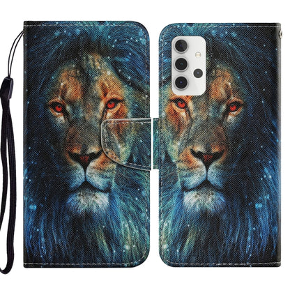 Coloured Drawing Pattern Horizontal Flip PU Leather Case with Holder & Card Slots & Wallet & Lanyard, For Samsung Galaxy A02s, For Samsung Galaxy A12, For Samsung Galaxy A32 5G