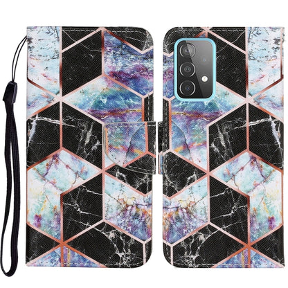 Coloured Drawing Pattern Horizontal Flip PU Leather Case with Holder & Card Slots & Wallet & Lanyard, For Samsung Galaxy A52 5G / 4G, For Samsung Galaxy A72 5G, For Samsung Galaxy A72 5G / 4G, For Samsung Galaxy S21 5G