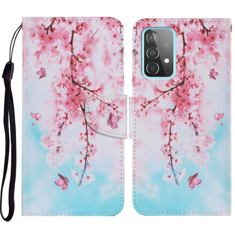 Coloured Drawing Pattern Horizontal Flip PU Leather Case with Holder & Card Slots & Wallet & Lanyard, For Samsung Galaxy A52 5G / 4G, For Samsung Galaxy A72 5G, For Samsung Galaxy A72 5G / 4G, For Samsung Galaxy S21 5G