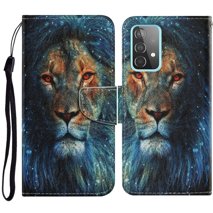Coloured Drawing Pattern Horizontal Flip PU Leather Case with Holder & Card Slots & Wallet & Lanyard, For Samsung Galaxy A52 5G / 4G, For Samsung Galaxy A72 5G, For Samsung Galaxy A72 5G / 4G, For Samsung Galaxy S21 5G