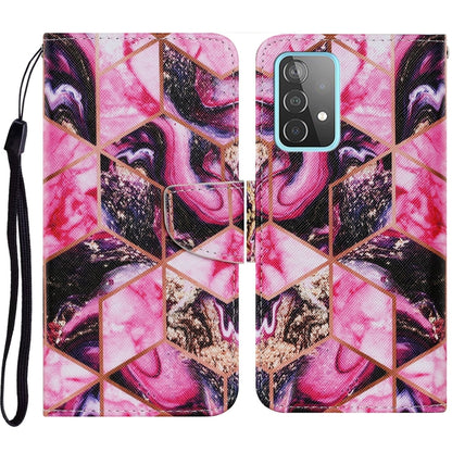 Coloured Drawing Pattern Horizontal Flip PU Leather Case with Holder & Card Slots & Wallet & Lanyard, For Samsung Galaxy A52 5G / 4G, For Samsung Galaxy A72 5G, For Samsung Galaxy A72 5G / 4G, For Samsung Galaxy S21 5G