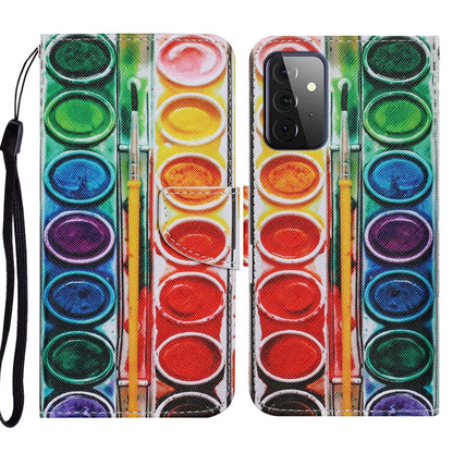 Coloured Drawing Pattern Horizontal Flip PU Leather Case with Holder & Card Slots & Wallet & Lanyard, For Samsung Galaxy A52 5G / 4G, For Samsung Galaxy A72 5G, For Samsung Galaxy A72 5G / 4G, For Samsung Galaxy S21 5G