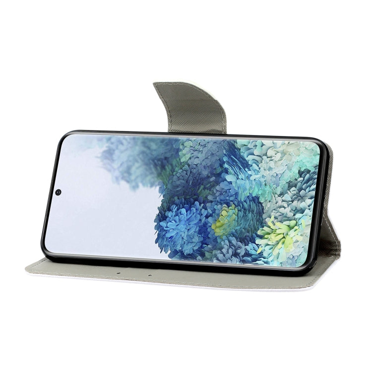Coloured Drawing Pattern Horizontal Flip PU Leather Case with Holder & Card Slots & Wallet & Lanyard, For Samsung Galaxy S21 Ultra 5G, For Samsung Galaxy S21+ 5G