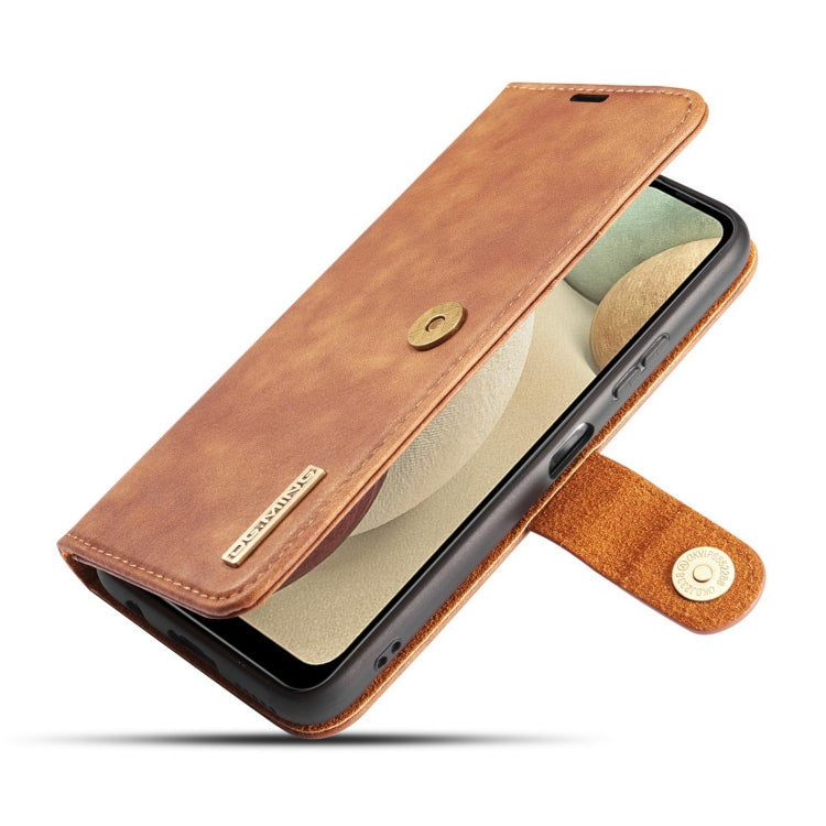 DG.MING Crazy Horse Texture Flip Detachable Magnetic Leather Case with Holder & Card Slots & Wallet, For Samsung Galaxy A12, For Samsung Galaxy A32 5G, For Samsung Galaxy A52 5G / 4G, For Samsung Galaxy A72 5G / 4G