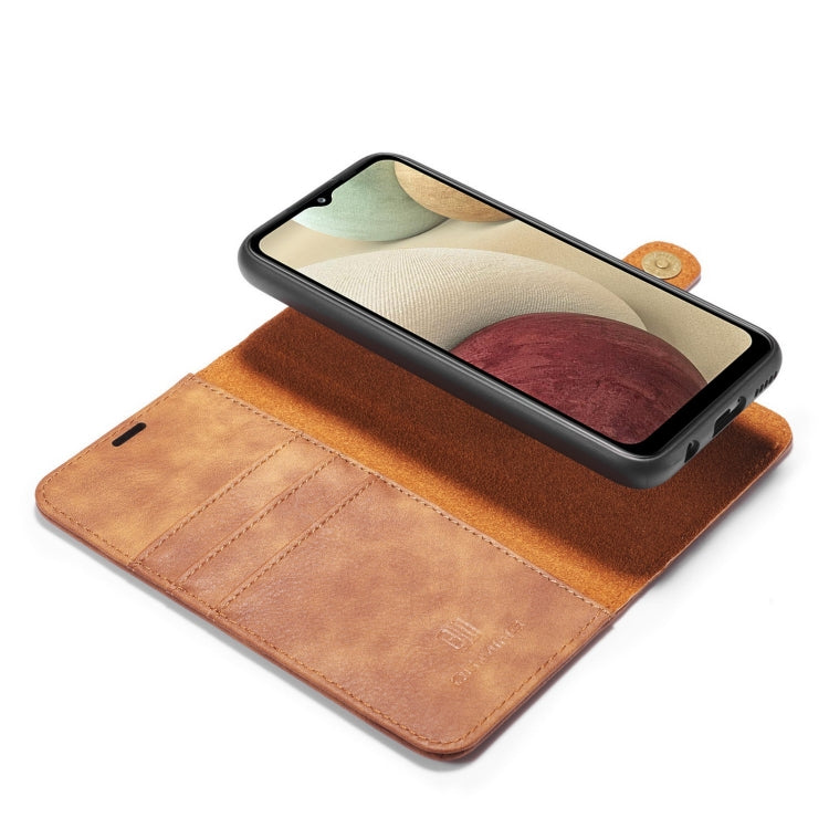 DG.MING Crazy Horse Texture Flip Detachable Magnetic Leather Case with Holder & Card Slots & Wallet, For Samsung Galaxy A12, For Samsung Galaxy A32 5G, For Samsung Galaxy A52 5G / 4G, For Samsung Galaxy A72 5G / 4G
