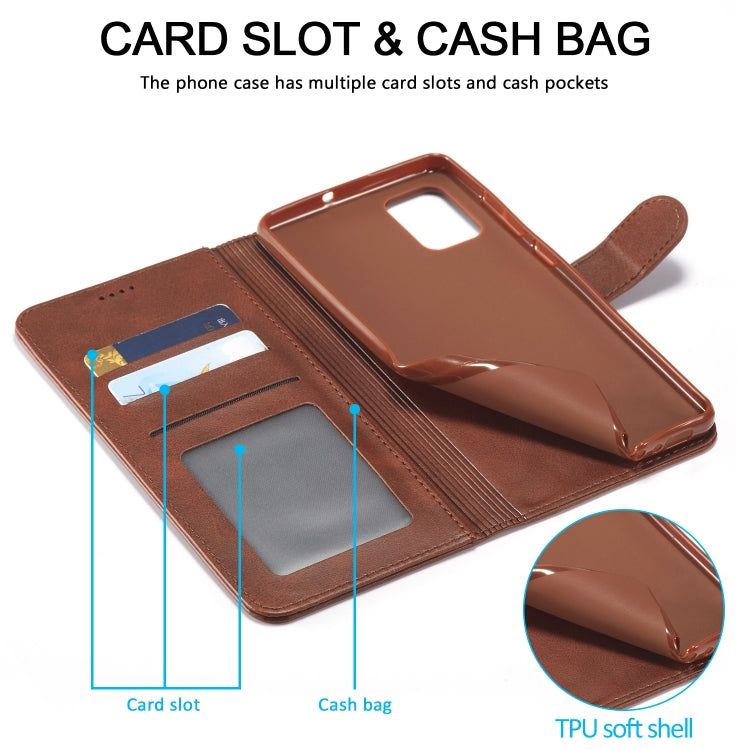 LC.IMEEKE Calf Texture Horizontal Flip Leather Case with Holder & Card Slots & Wallet, For Samsung Galaxy A52 5G / 4G, For Samsung Galaxy A72 5G / 4G