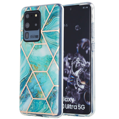 3D Electroplating Marble Pattern TPU Protective Case, For Xiaomi Redmi Note 9S / 9 Pro / 9 Pro Max, For Samsung Galaxy A42 5G, For Samsung Galaxy A51 5G, For Samsung Galaxy A71 5G, For Samsung Galaxy M31, For Samsung Galaxy S20                         ...