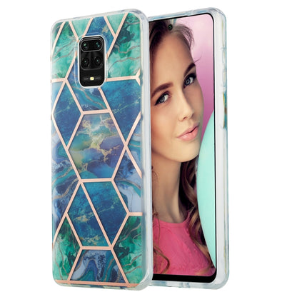 3D Electroplating Marble Pattern TPU Protective Case, For Xiaomi Redmi Note 9S / 9 Pro / 9 Pro Max, For Samsung Galaxy A42 5G, For Samsung Galaxy A51 5G, For Samsung Galaxy A71 5G, For Samsung Galaxy M31, For Samsung Galaxy S20                         ...