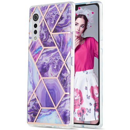 3D Electroplating Marble Pattern TPU Protective Case, For Samsung Galaxy S21 5G, For Samsung Galaxy S21 Plus 5G, For Samsung Galaxy S21 Ultra 5G, For LG Velvet 4G / Velvet 5G / G9