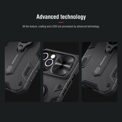 NILLKIN Shockproof CamShield Armor Protective Case with Invisible Ring Holder, For iPhone 12 / 12 Pro, For iPhone 12 Pro Max