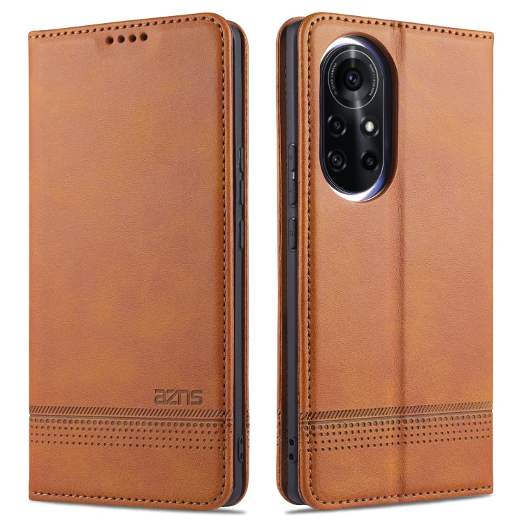 AZNS Magnetic Calf Texture Horizontal Flip Leather Case with Card Slots & Holder & Wallet, For Huawei nova 8 5G, For Samsung Galaxy S21 Ultra 5G, For Huawei nova 8 Pro 5G