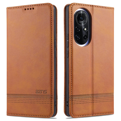 AZNS Magnetic Calf Texture Horizontal Flip Leather Case with Card Slots & Holder & Wallet, For Huawei nova 8 5G, For Samsung Galaxy S21 Ultra 5G, For Huawei nova 8 Pro 5G