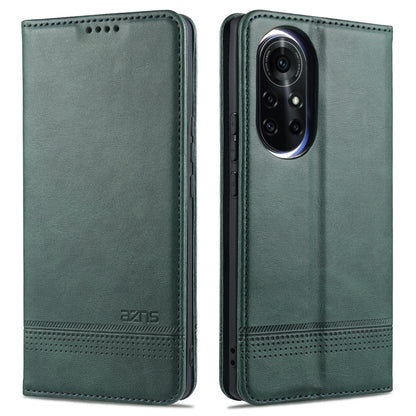 AZNS Magnetic Calf Texture Horizontal Flip Leather Case with Card Slots & Holder & Wallet, For Huawei nova 8 5G, For Samsung Galaxy S21 Ultra 5G, For Huawei nova 8 Pro 5G