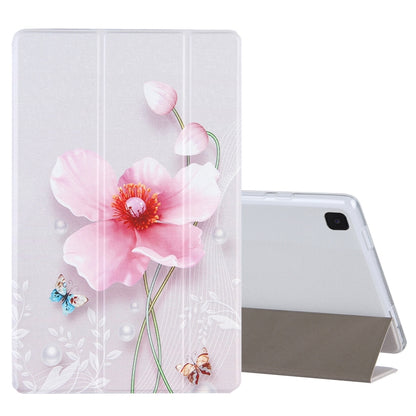 Coloured Drawing Pattern Horizontal Flip Leather Case with Three-folding Holder, For Samsung Galaxy Tab A7 10.4 (2020), For Lenovo Tab P11 (TB-J606F), For Lenovo Tab P11 Pro (TB-XJ706F), For Lenovo Tab M10 HD Gen 2 (TB-X306F)