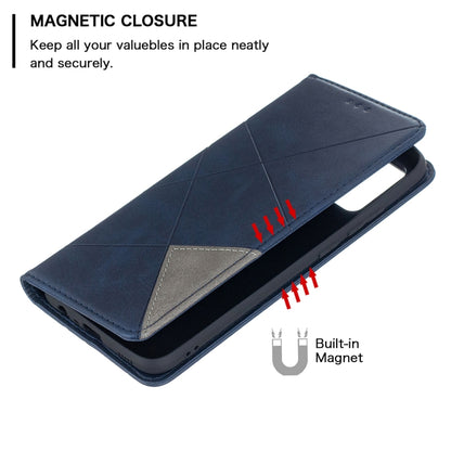 Rhombus Texture Horizontal Flip Magnetic Leather Case with Holder & Card Slots & Wallet, For Samsung Galaxy A02s (EU Version), For Nokia 5.4