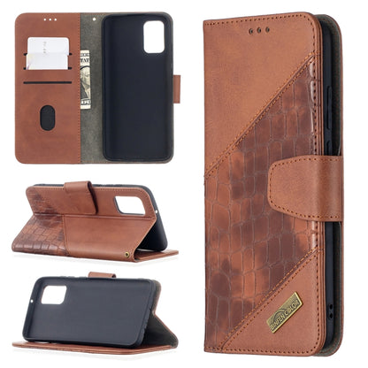 Matching Color Crocodile Texture Horizontal Flip PU Leather Case with Wallet & Holder & Card Slots, For Nokia 5.4, For Samsung Galaxy A02s (EU Version)