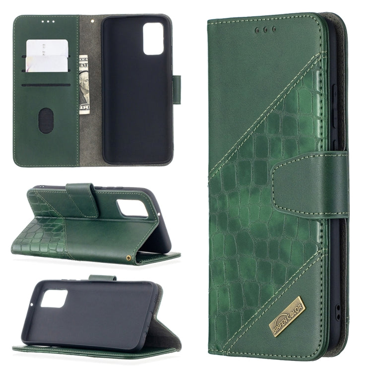 Matching Color Crocodile Texture Horizontal Flip PU Leather Case with Wallet & Holder & Card Slots, For Nokia 5.4, For Samsung Galaxy A02s (EU Version)
