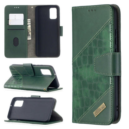 Matching Color Crocodile Texture Horizontal Flip PU Leather Case with Wallet & Holder & Card Slots, For Nokia 5.4, For Samsung Galaxy A02s (EU Version)