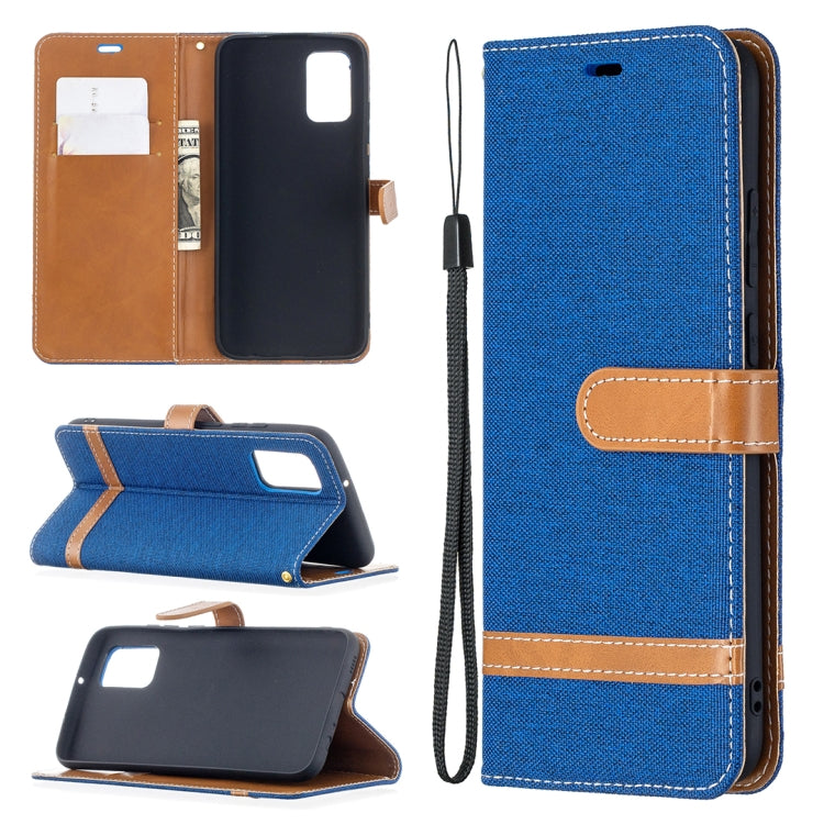 Color Matching Denim Texture Horizontal Flip Leather Case with Holder & Card Slots & Wallet & Lanyard, For Nokia 5.4, For Samsung Galaxy A02s (EU Version)