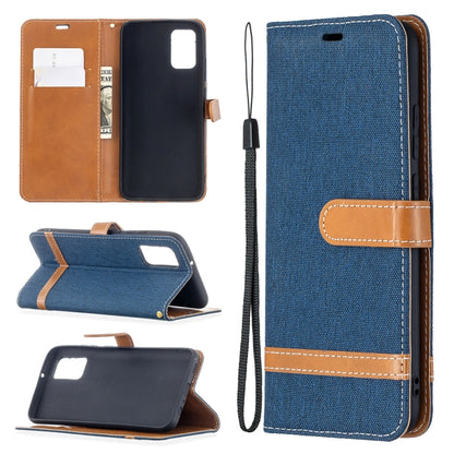 Color Matching Denim Texture Horizontal Flip Leather Case with Holder & Card Slots & Wallet & Lanyard, For Nokia 5.4, For Samsung Galaxy A02s (EU Version)