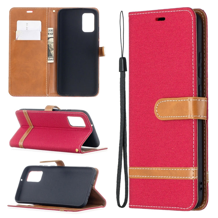 Color Matching Denim Texture Horizontal Flip Leather Case with Holder & Card Slots & Wallet & Lanyard, For Nokia 5.4, For Samsung Galaxy A02s (EU Version)